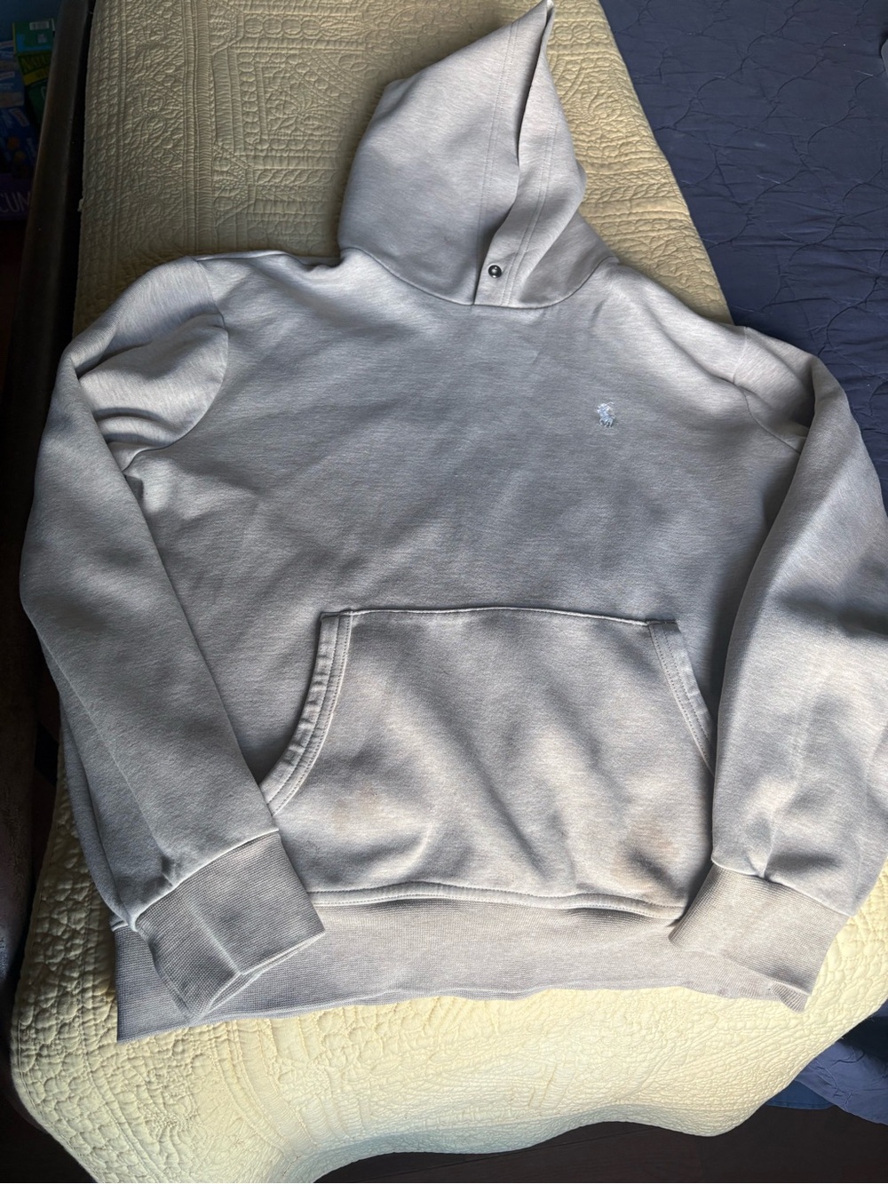 Classic Polo Beige Heather Men's Hoodie Sweatshirt